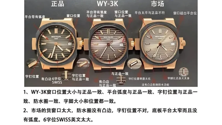 3K Top Patek Philippe Nautilus Replica Watches